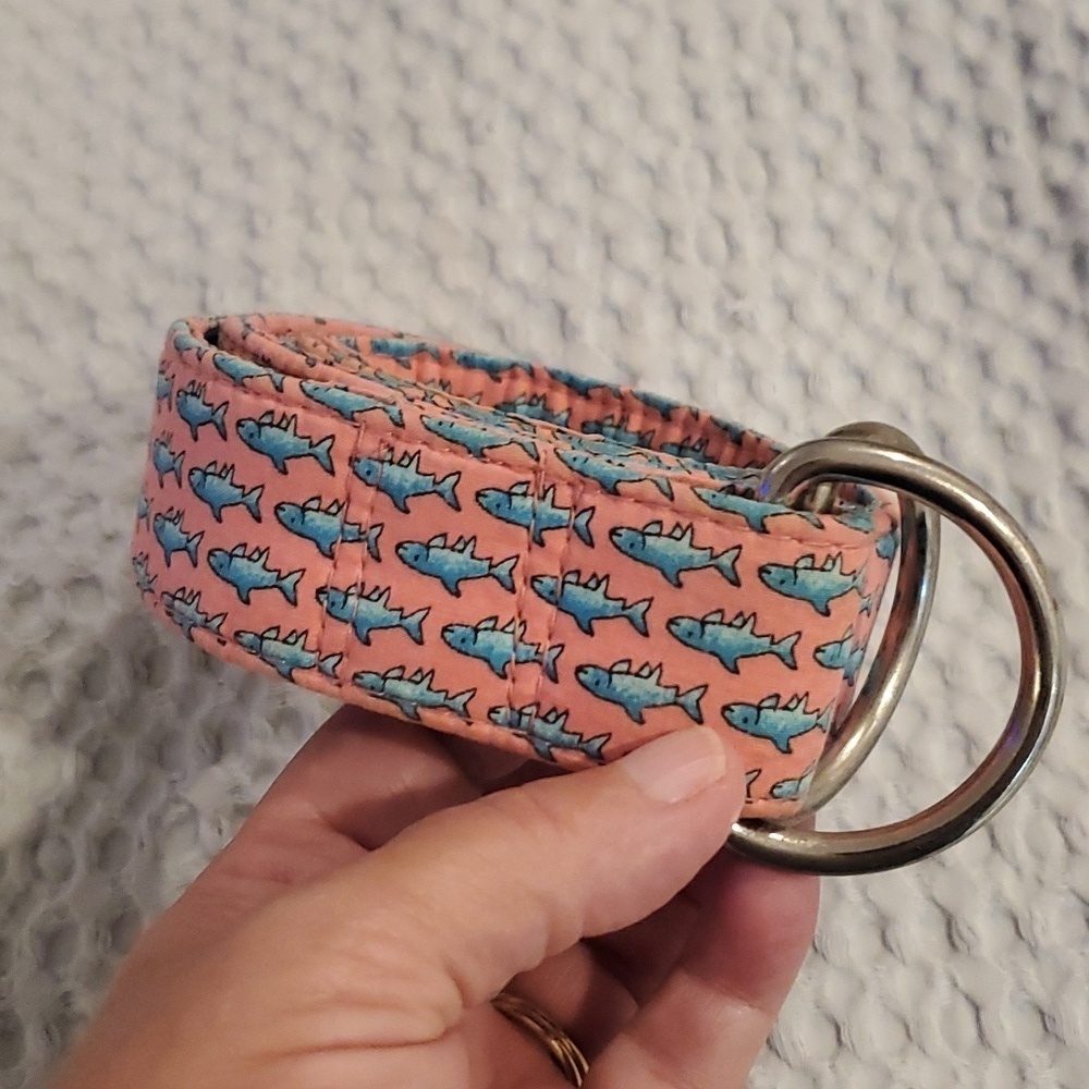 Vineyard Vines D ring Cotton Belt Size Small